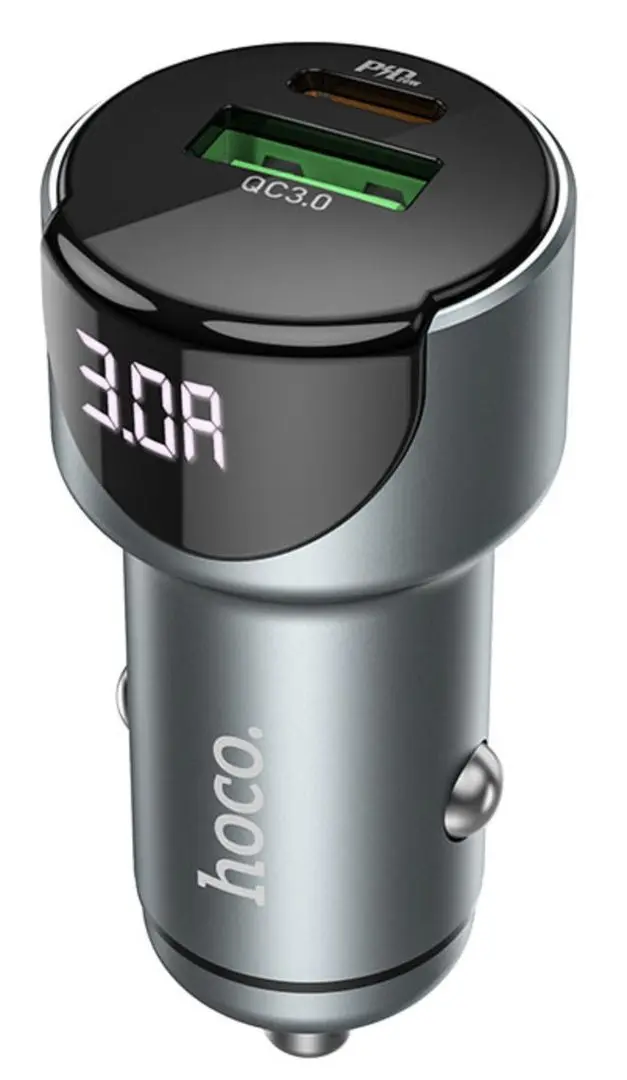 Incarcator auto Hoco Z42 Light Road (Black)