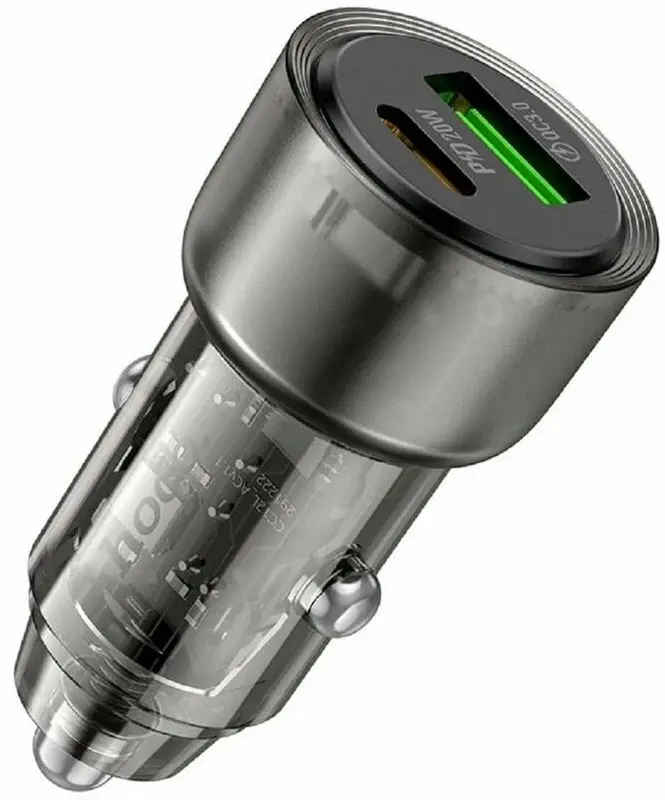 Автомобильное зарядное устройство Hoco Z52 Spacious PD38W (Black)