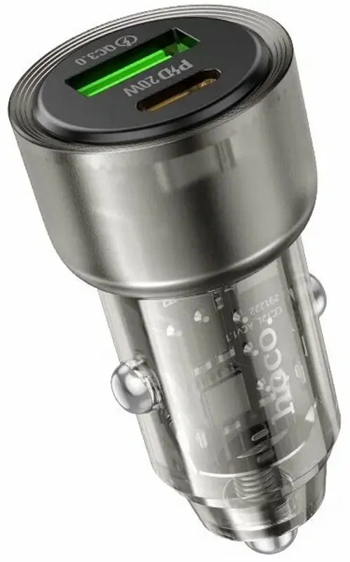 Автомобильное зарядное устройство Hoco Z52 Spacious PD38W (Black)