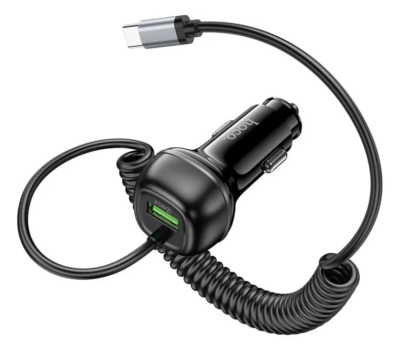 Incarcator auto Hoco Z58B Rank (Black)