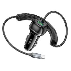 Incarcator auto Hoco Z58B Rank (Black) Thumb