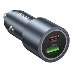 Incarcator auto Hoco Z60 Bloom (Metallic Grey) Thumb