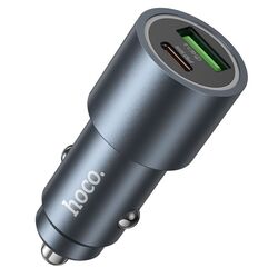 Incarcator auto Hoco Z60 Bloom (Metallic Grey)