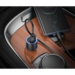 Incarcator auto Hoco Z60 Bloom (Metallic Grey) Thumb