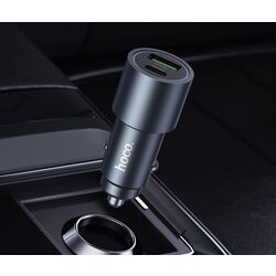 Incarcator auto Hoco Z60 Bloom (Metallic Grey) Thumb