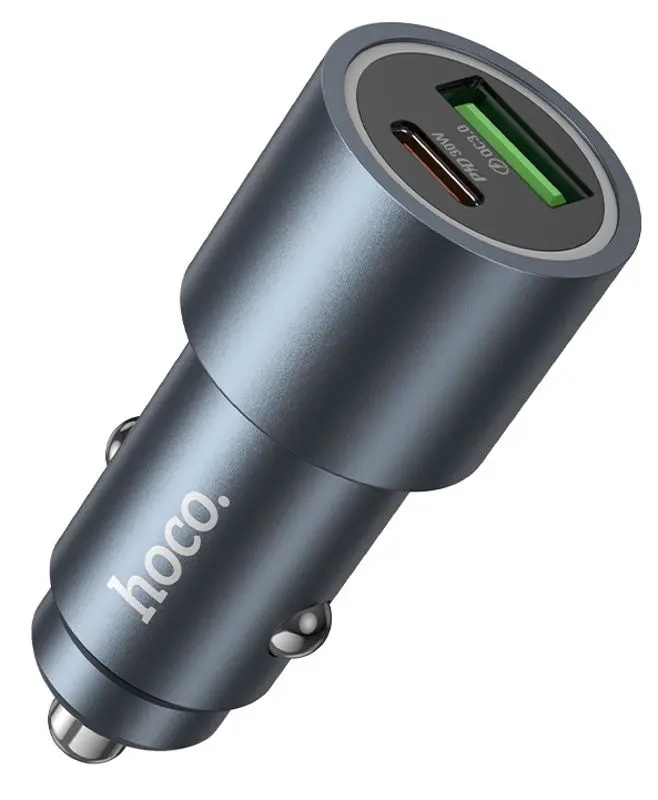 Incarcator auto Hoco Z60 Bloom (Metallic Grey)