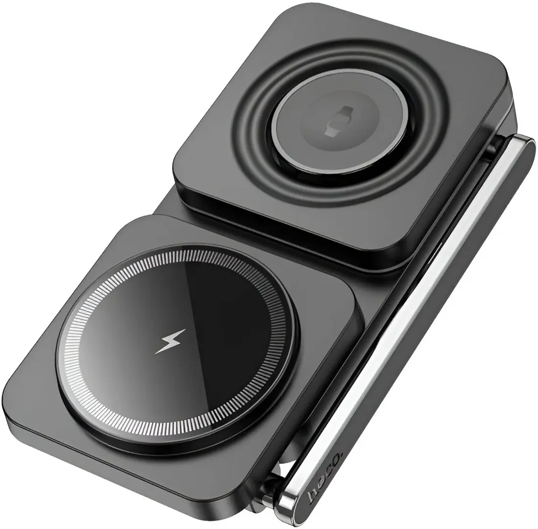 Incarcator fara fir 3in1 Hoco CQ10 Consuelo (Black)