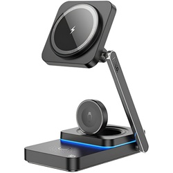 Incarcator fara fir 3in1 Hoco CQ10 Consuelo (Black)