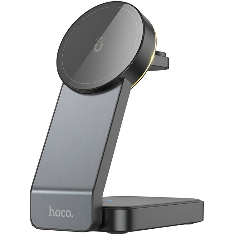 Incarcator fara fir 3in1 Hoco CQ3 (Black)