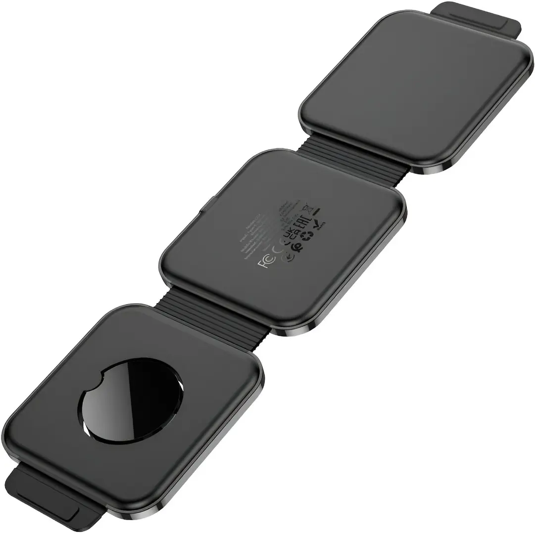 Беспроводное зарядное устройство 3в1 Hoco CQ4 Unique (Black)