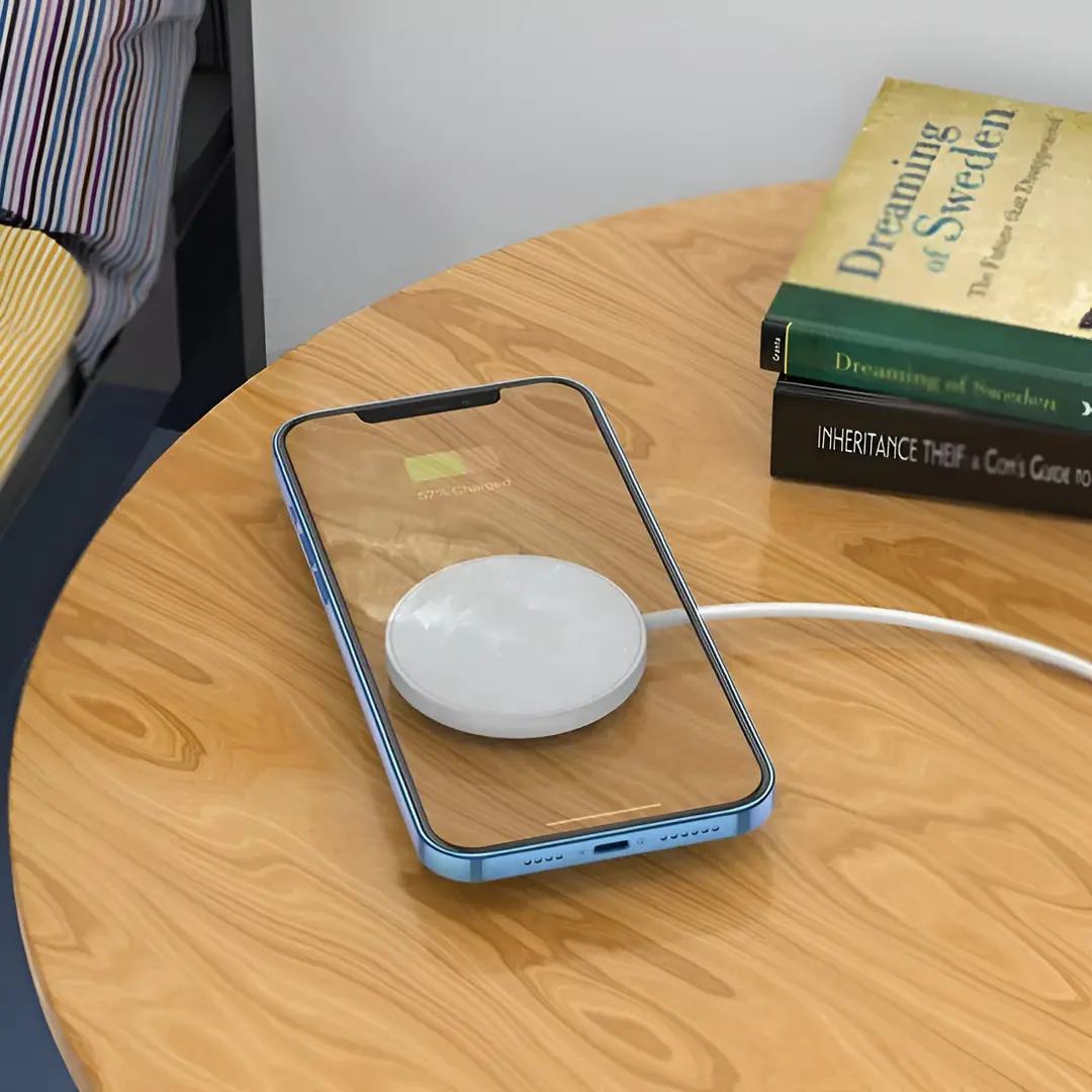 Incarcator fara fir Hoco CW34 (White)