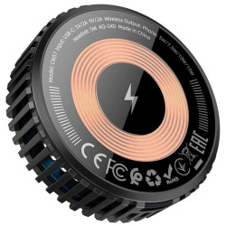 Беспроводное зарядное устройство Hoco CW57 Air-cooled (Black) Thumb