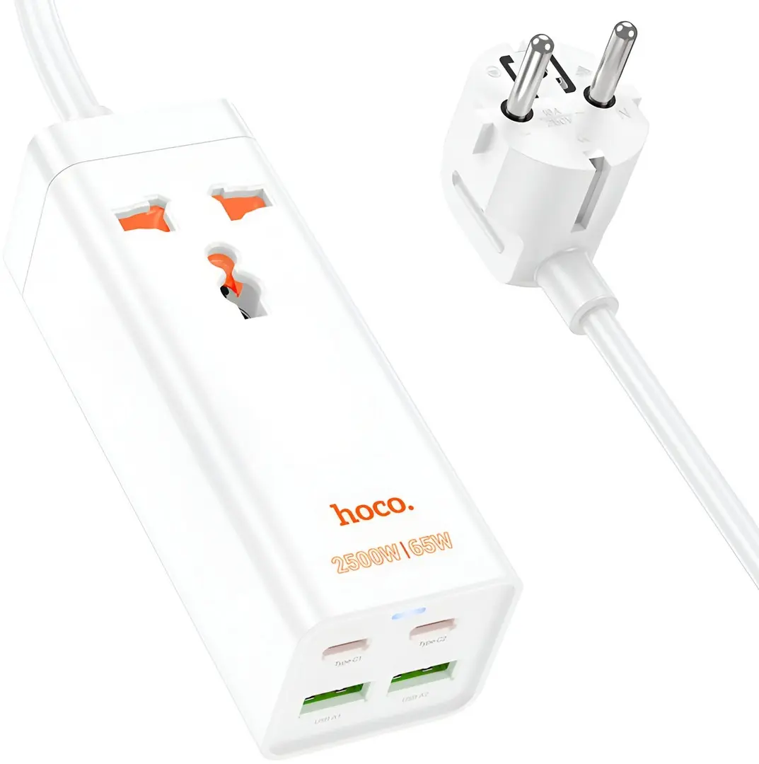 Incarcator Hoco AC10A Barry (White)