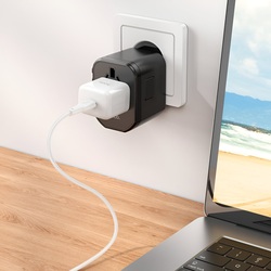 Incarcator Hoco AC15 Walker (White) Thumb