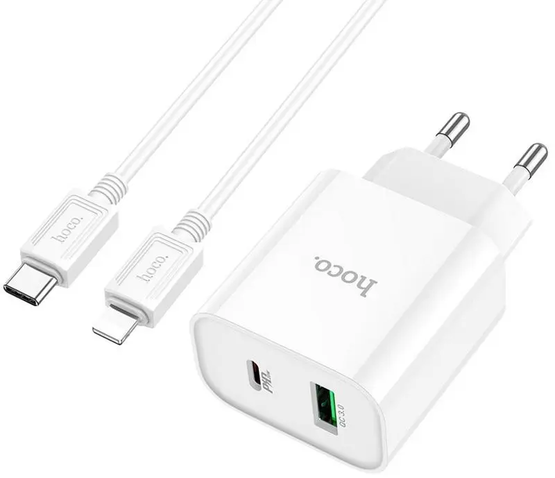 Incarcator Hoco C80A Plus Rapido (White)