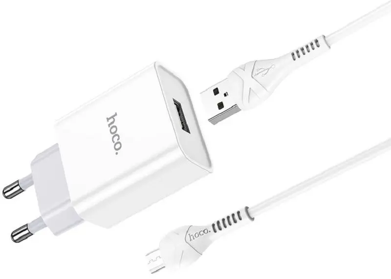 Incarcator Hoco C81A Asombroso + Micro-USB cable (White)