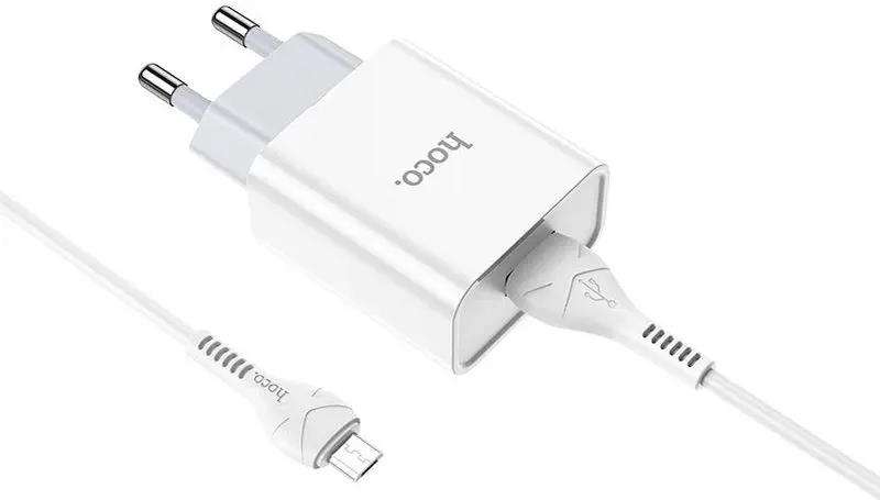 Incarcator Hoco C81A Asombroso + Micro-USB cable (White)