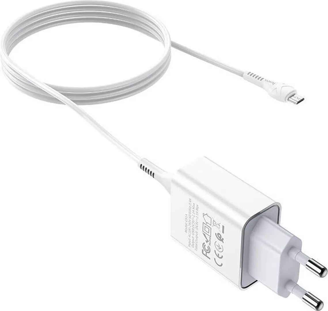 Incarcator Hoco C81A Asombroso + Micro-USB cable (White)