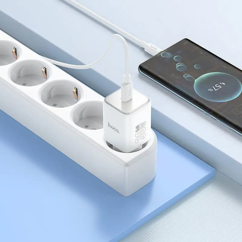 Incarcator Hoco N43 Vista (Moonlight White)