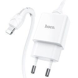 Încărcător Hoco N9 Especial + cablu Lightning (White) Thumb