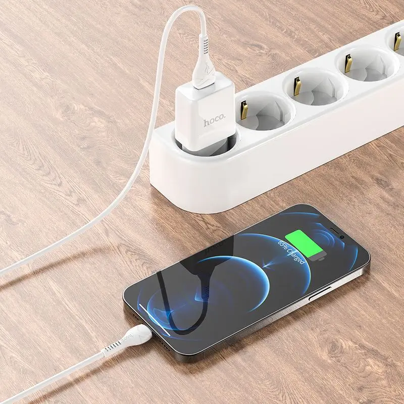 Încărcător Hoco N9 Especial + cablu Lightning (White)