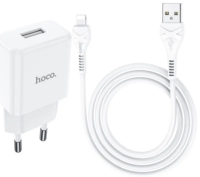 Încărcător Hoco N9 Especial + cablu Lightning (White)