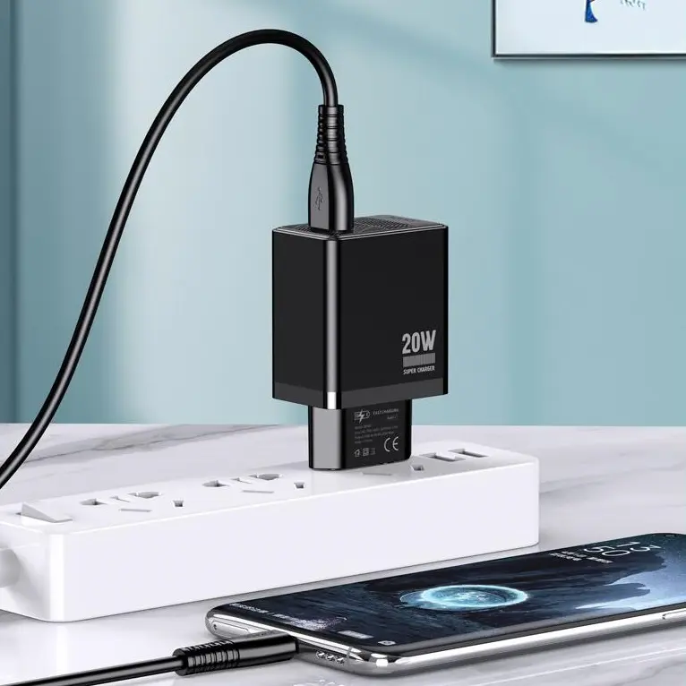 Incarcator Jokade JB086/1 + cablu Lightning 1m (Black)