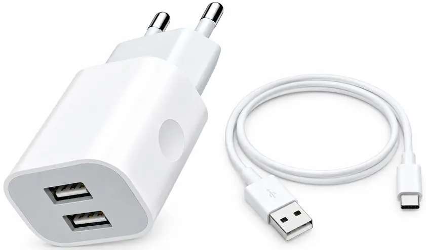 Зарядное устройство Jokade Yiyue + кабель USB Type-C (White)