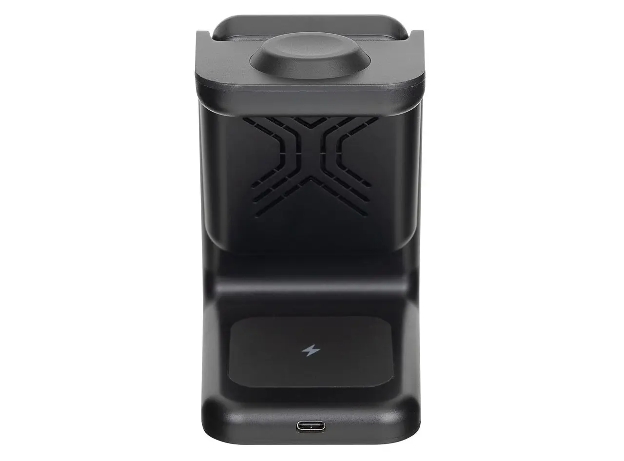 Incarcator fara fir + acumulator extern 3in1 RivaCase VA4917 Magsafe (Black)