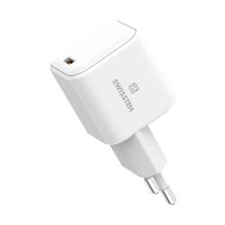 Incarcator Swissten GaN USB-C 65W 22037020 (White) Thumb