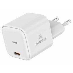 Incarcator Swissten GaN USB-C 65W 22037020 (White)