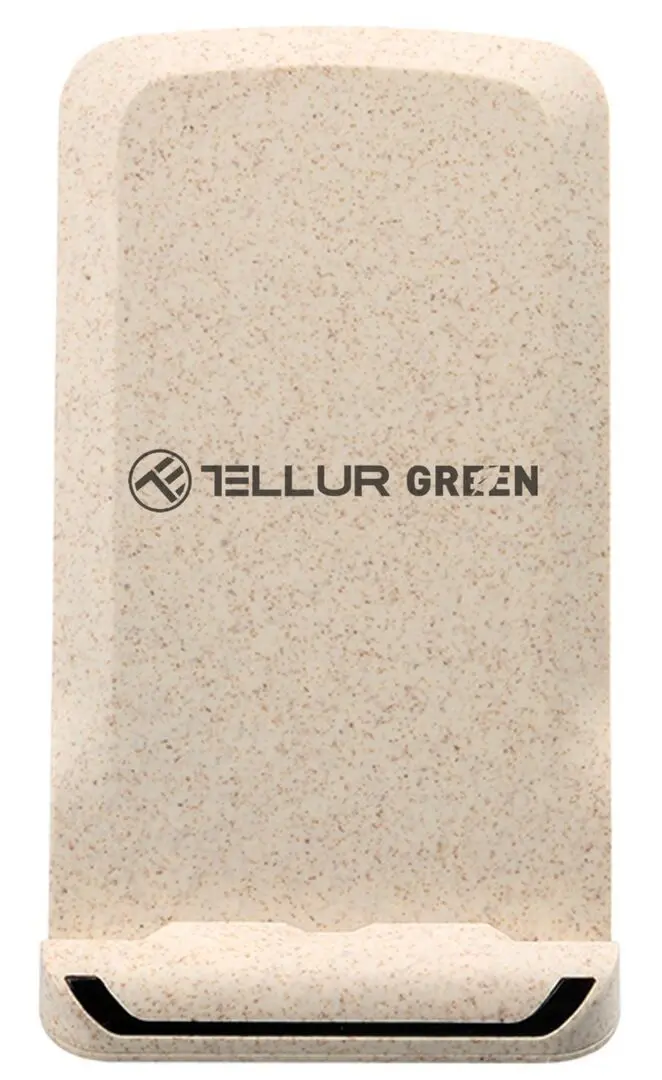 Incarcator fara fir Tellur Green Qi 15W (Сrem)