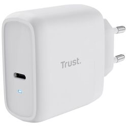Incarcator Trust Maxo 65W + cablu USB-C to USB-C 2m (White) Thumb