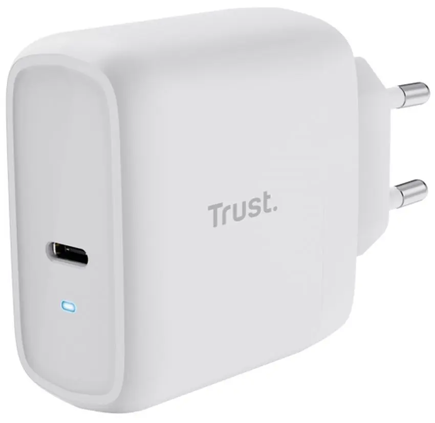 Incarcator Trust Maxo 65W + cablu USB-C to USB-C 2m (White)