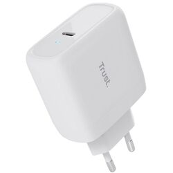 Incarcator Trust Maxo 65W + cablu USB-C to USB-C 2m (White) Thumb