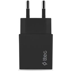 lncarcator + cablu USB to Lightning Ttec Smart Travel (Black) Thumb