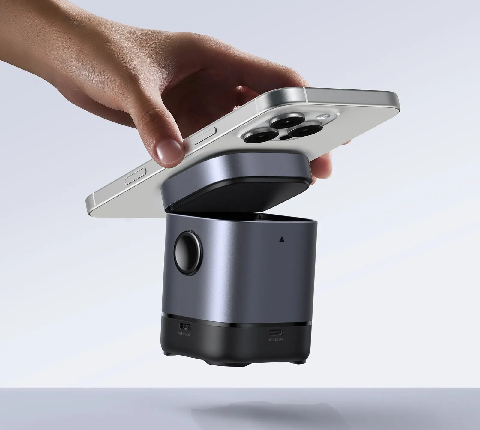 Incarcator fara fir 2in1 Ugreen 45775 (Grey)