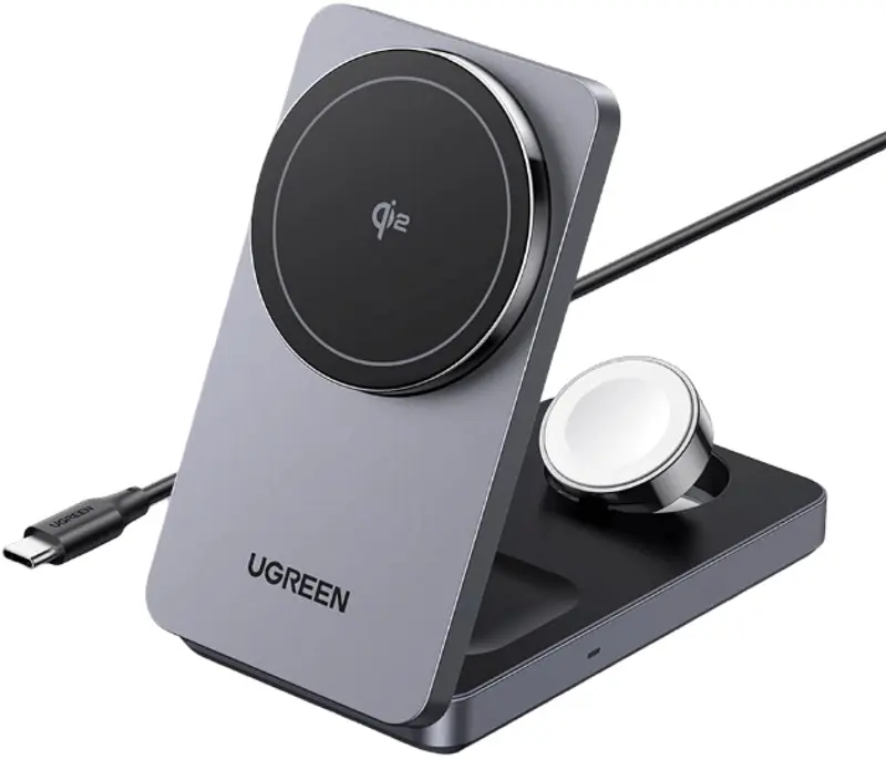 Incarcator fara fir 3in1 Ugreen 45025 (Grey)