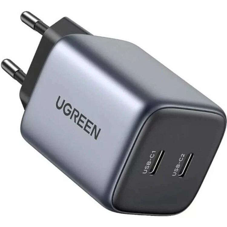 Зарядное устройство Ugreen GaN Quick Charger CD294 (Space Grey)