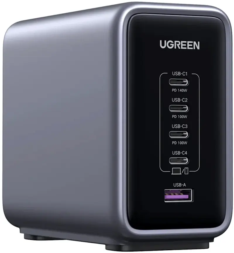 Зарядное устройство Ugreen Nexode CD333 (Space Gray) - 2