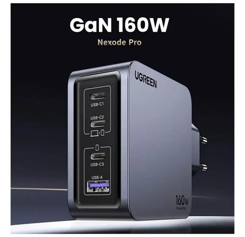Incarcator Ugreen Nexode Pro X763 (Black/Grey) - 2