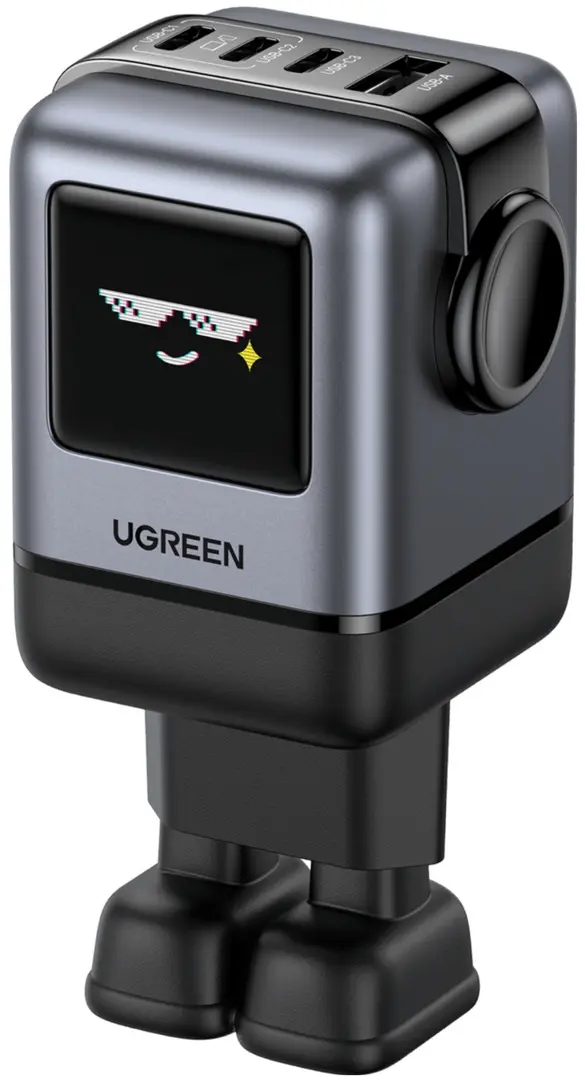 Incarcator Ugreen Uno 45515B (Grey/Black)