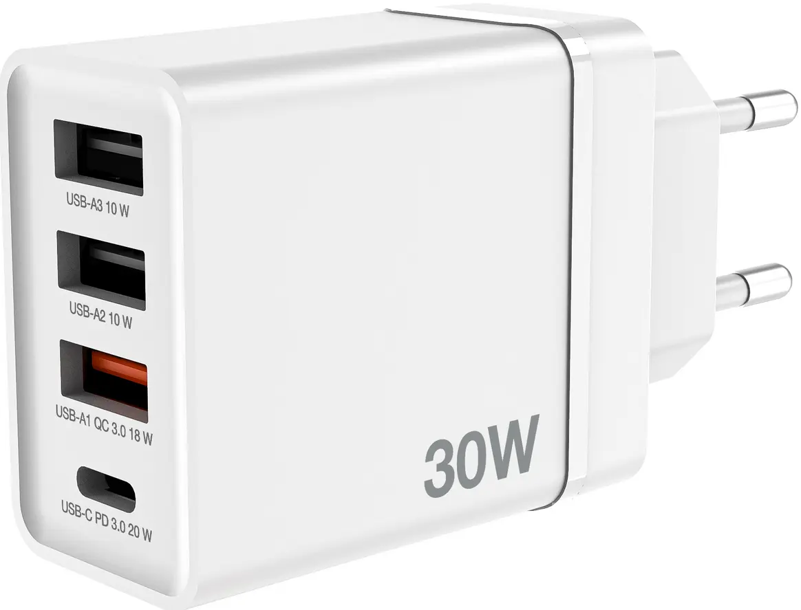 Incarcator Verbatim 30W (White) - 2