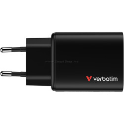 Зарядное устройство Verbatim Essentials GaN (Black)