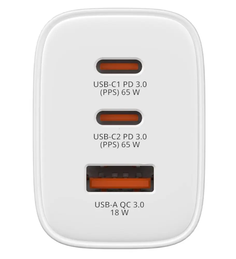 Incarcator Verbatim Essentials GaN (White) - 3