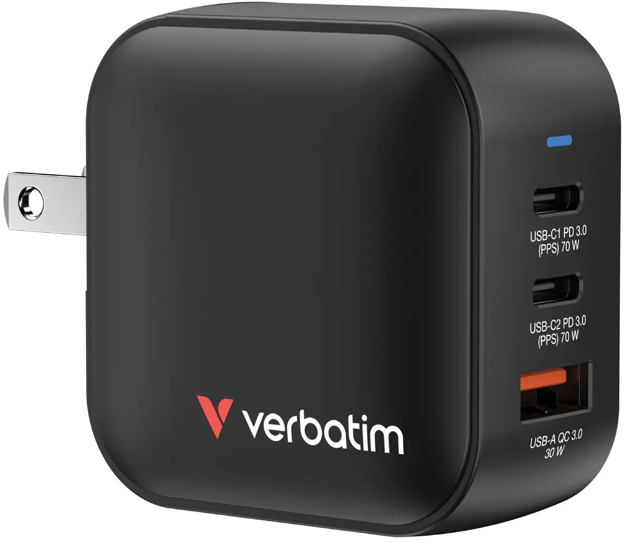 Incarcator Verbatim Mini GaN 70W (Black)