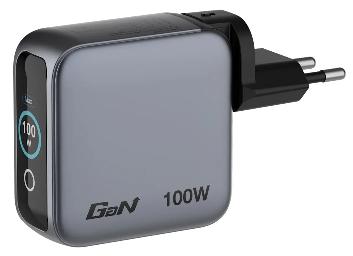 Зарядное устройство Verbatim Mini GaN Charger with Display (Black) - 2