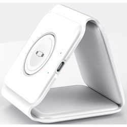 Incarcator fara fir 3in1 Wiwu M6 (White) Thumb