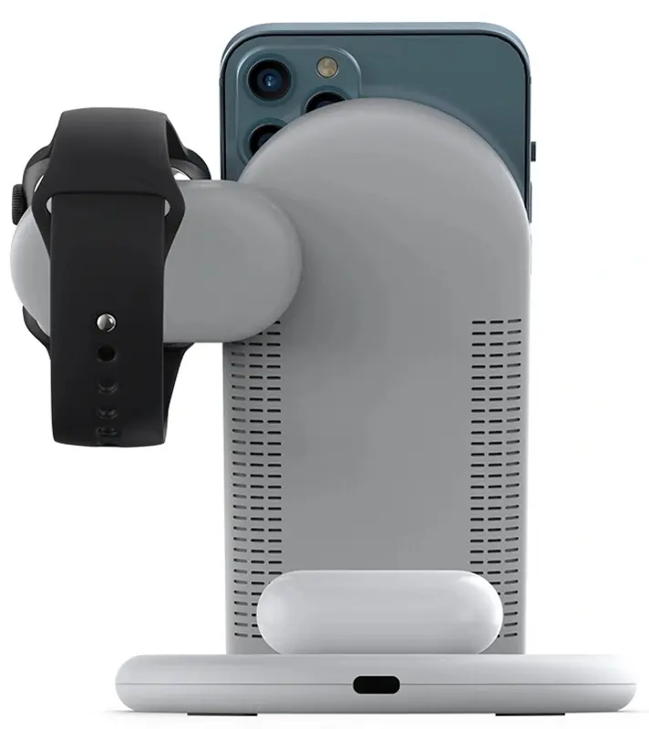 Беспроводное зарядное устройство 3в1 Wiwu Power Air (White)