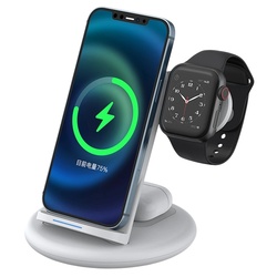 Incarcator fara fir 3in1 Wiwu Power Air (White)